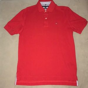 Tommy Hilfiger red polo